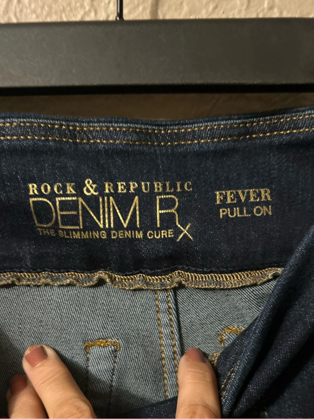 Rock & Republic Dark Blue Slim Straight Men's Jeans